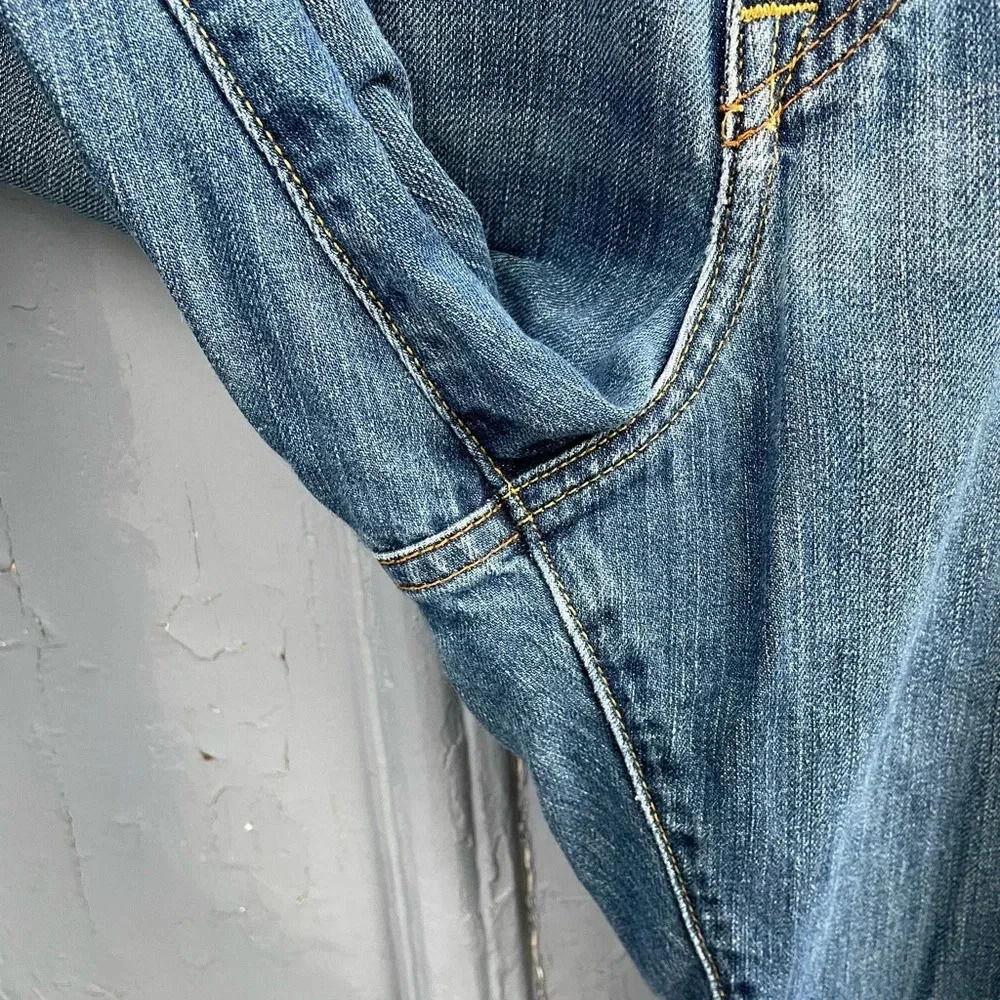 Lucky Brand 10E Straight Leg Denim Jeans, long length, size 36 - Picture 5 of 9